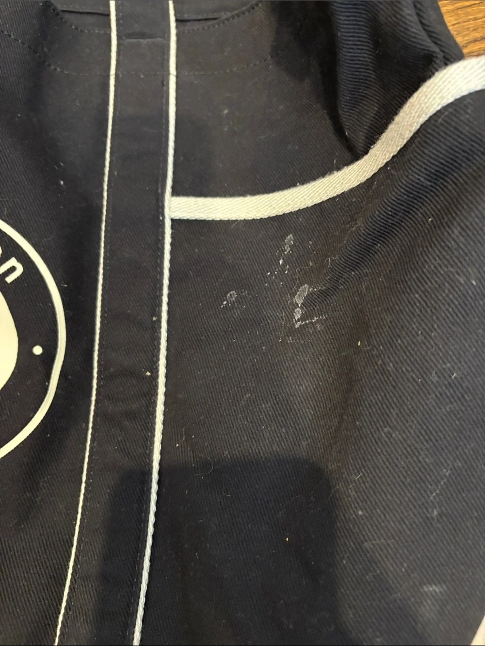 lululemon athletica Black Tote Bag with White Trim
